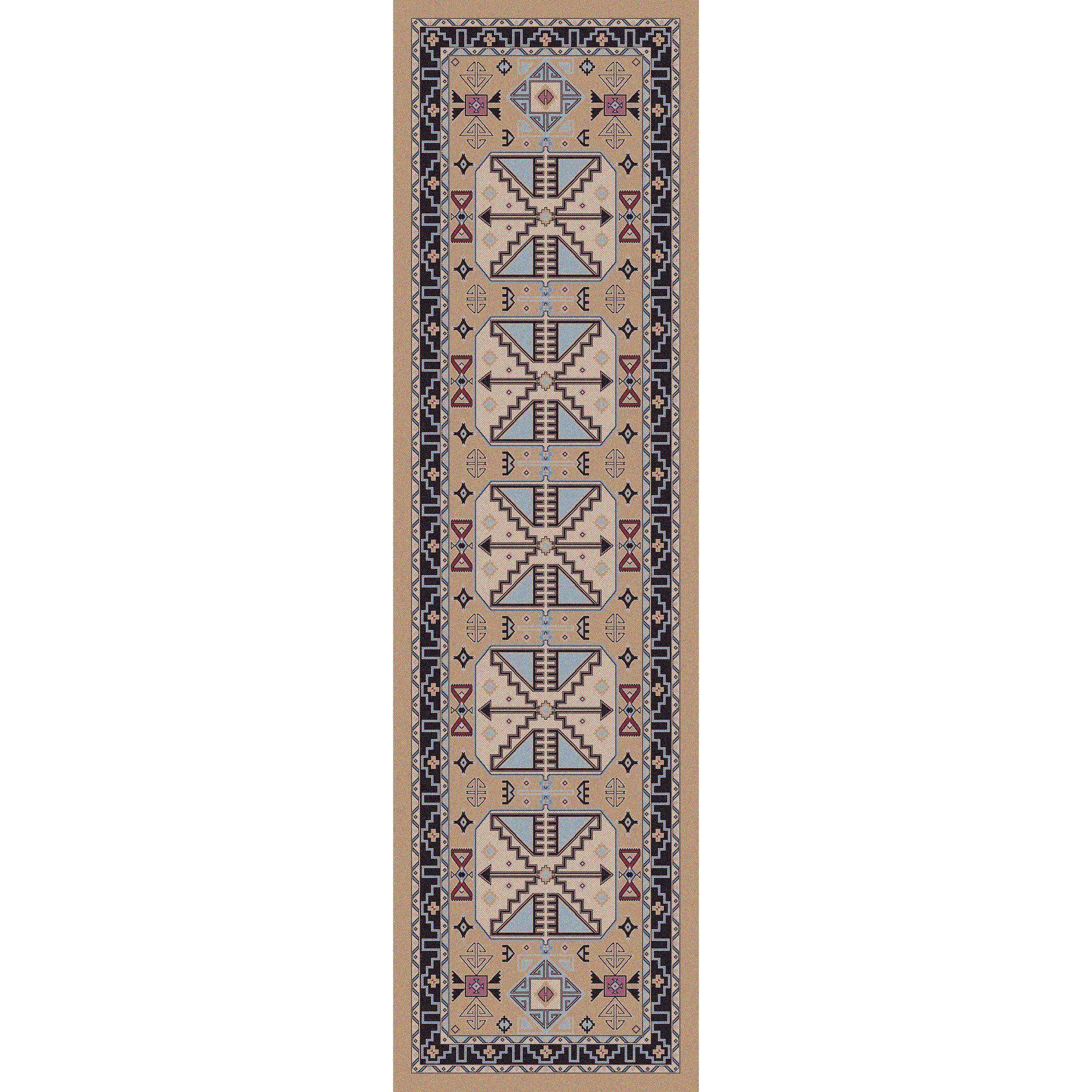 Canyon De Cobre - San Angelo-CabinRugs Southwestern Rugs Wildlife Rugs Lodge Rugs Aztec RugsSouthwest Rugs